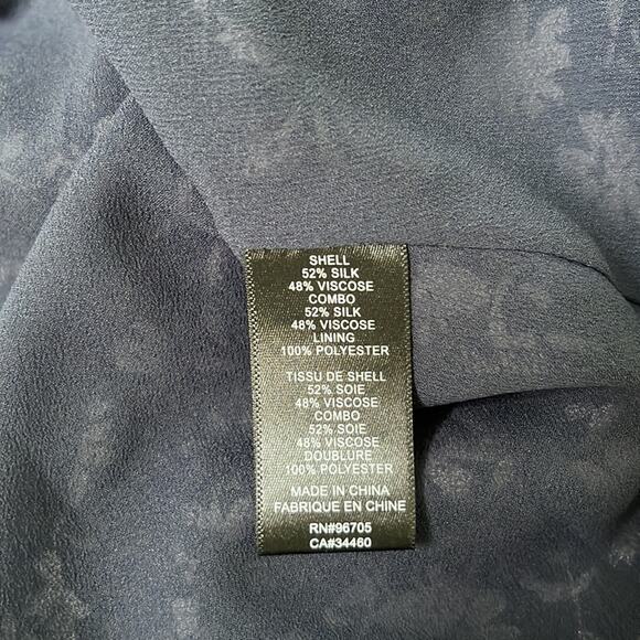 Rebecca Taylor Silk Blend Floral Dress Size 4 - Picture 4 of 7